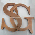 Small Copper Flat Metal Letters